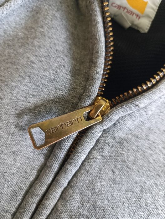 Сіре zip-hoodie Carhartt