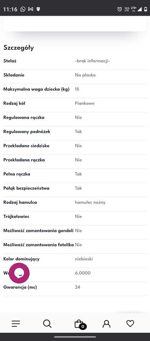 Spacerówka dla dziecka