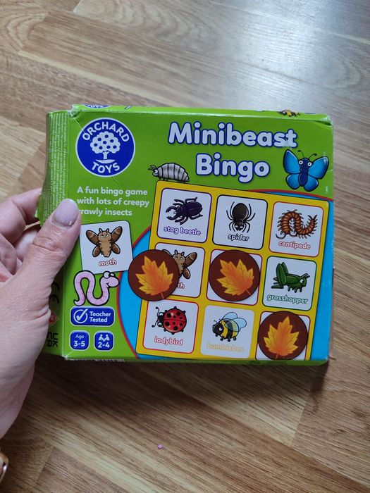 Настільна гра. Лото. Комахи. Orchard toys.