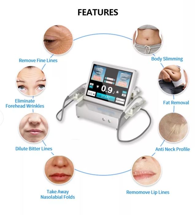 Máquina Hifu 7D tratamentos nova