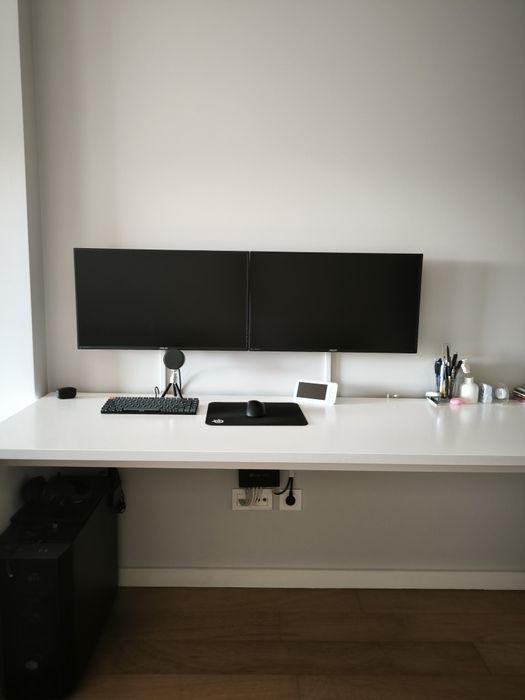 Secretária lacada branco