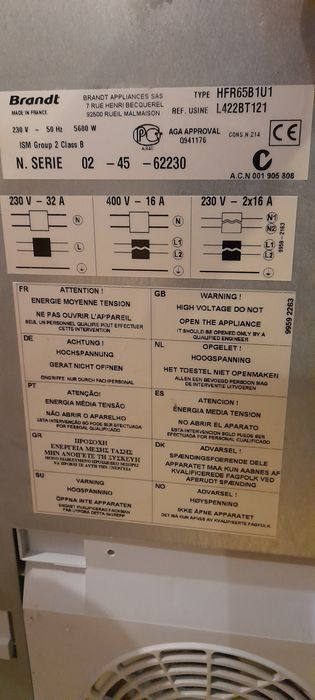 Placa de indução Brandt