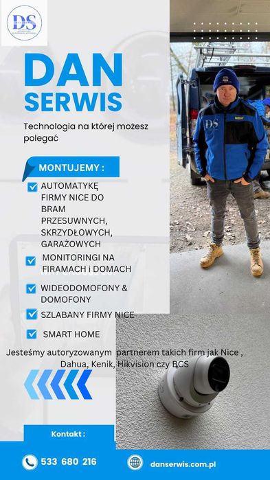 Napędy do bram przesuwnych,skrzydłowych,garażowych,szlabany + montaż