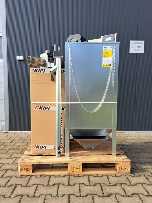 Palnik na pellet pelety zasobnik sterownik podajnik kipi 16 kW komplet