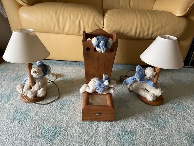 Items de madeira para quarto de criança