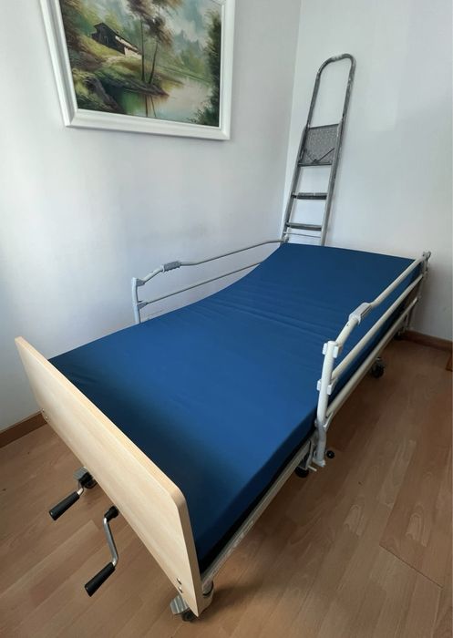Cama Articulada Manual Nova + Colchão