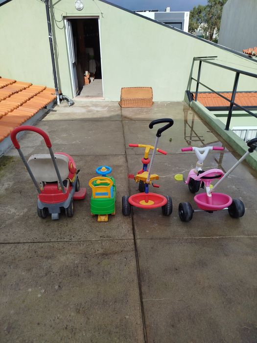 Lote triciclos bebê/criança