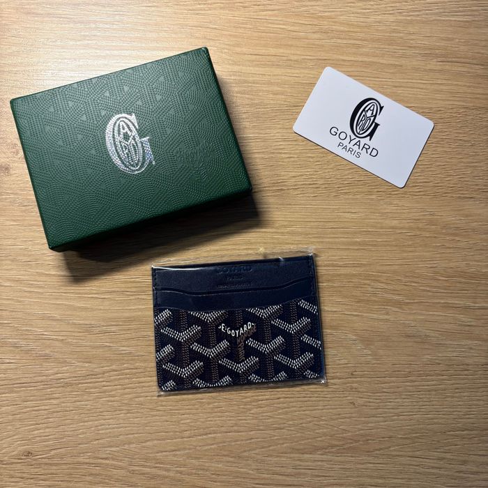 Card holder goyard granatowy