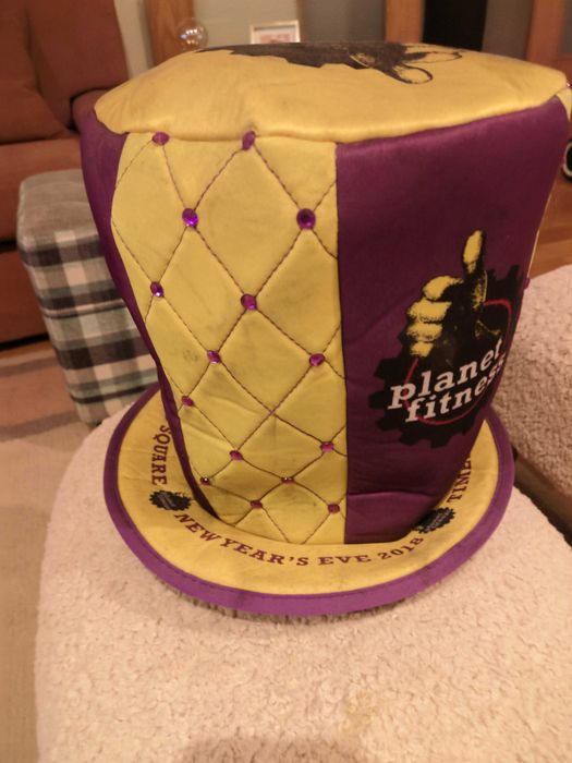 Chapeu Ano novo Planet Fitness Times Square New York