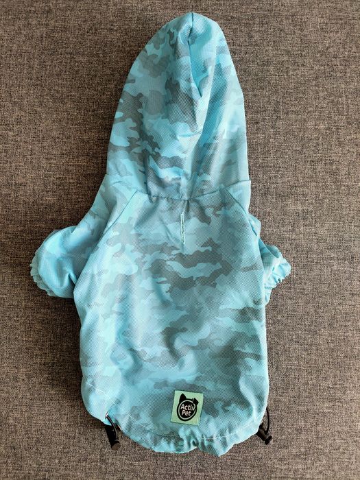 Kurtka przeciwdeszczowa dla małego pieska XS