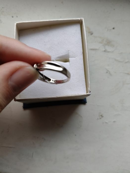 Кольцо серебряное бантик