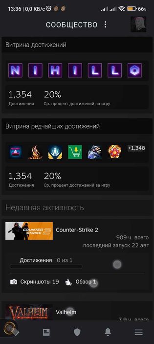 Аккаунт steam 23 lvl