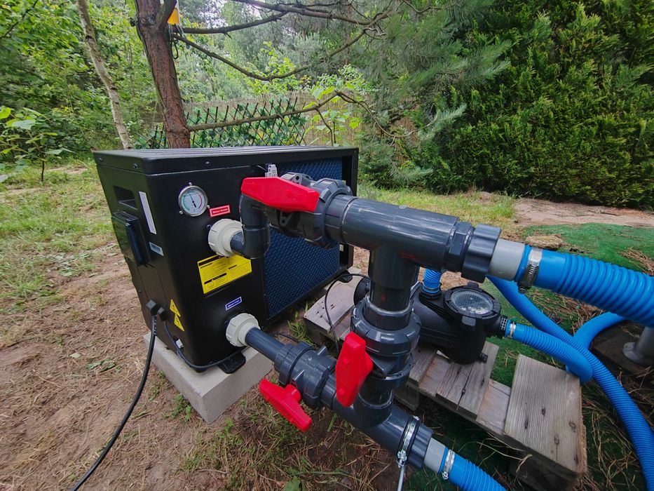 Pompa Ciepła basenowa do basenu, 10KW, 5lat gwarancji, WI-Fi, tuya