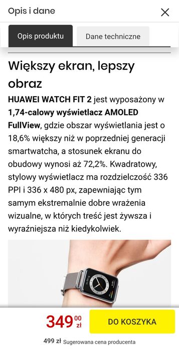 HUAWEI watch fit 2