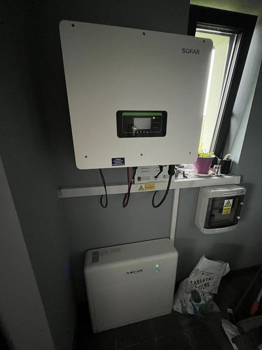 Falownik Sofar HYD 6KTL-3PH i magazyn BTS 5,12kWh
