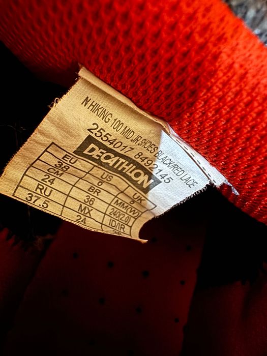 Р. 38 Высокие кроссовки унисекс для подростка Decathlon