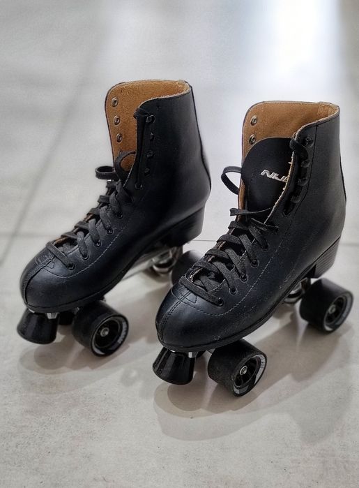 Wrotki skórzane Nijdam czarne r. 41