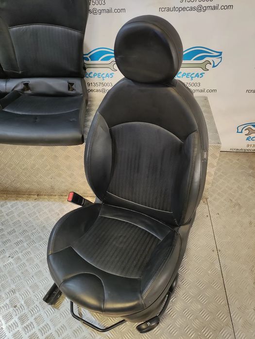 BANCOS PELE AIRBAG MINI COOPER S R56 R55 CLUBMAN R57 CABRIO COOPER D