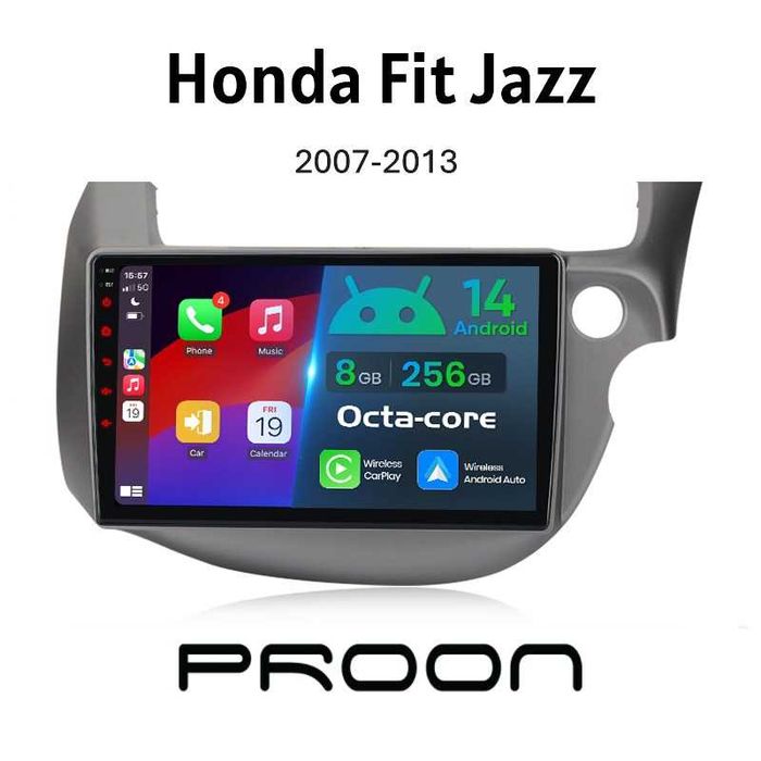 Auto Radio Honda Jazz Fit 2 Din Ano 2007 até 2013