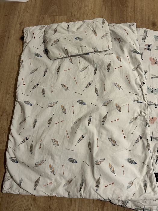 Dwie kołderki do żłobka, lanila 100x 70 cm