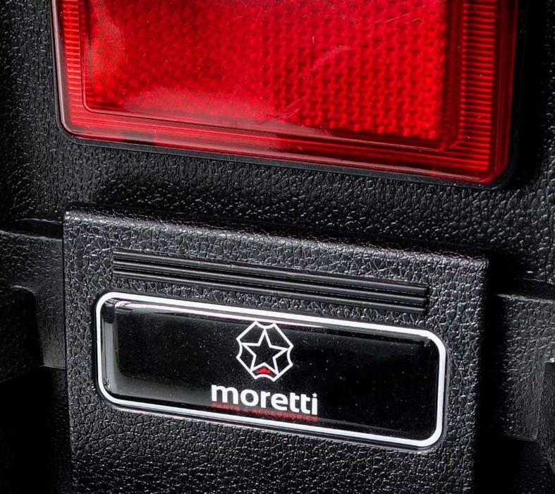 Nowy Kufer Motocyklowy Moretti MR-688 32L lub 45L czarny odblask