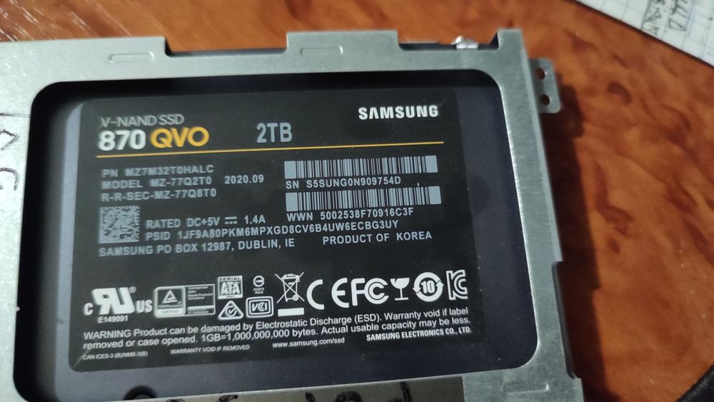 samsung 870 evo 2tb - купить комплектующие для ПК - Цена на OLX.ua