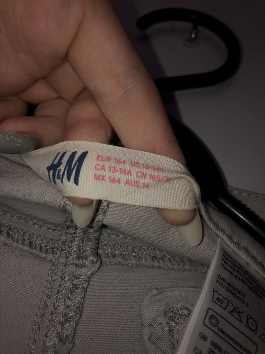 Spodenki szare hm 164