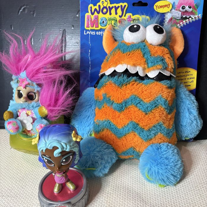 плюшевая мягкая игрушка «Worry Monster» (Монстр беспокойства).