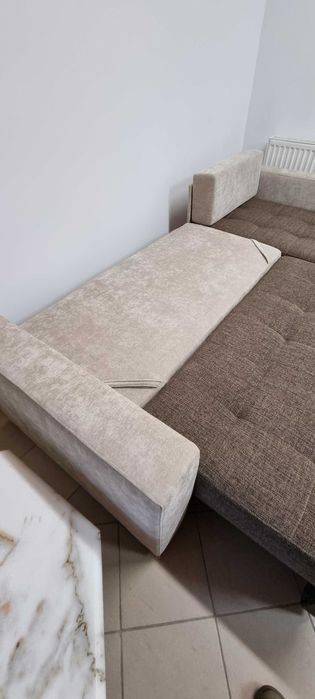 Narożnik rogówka sofa wypoczynkowa spanie