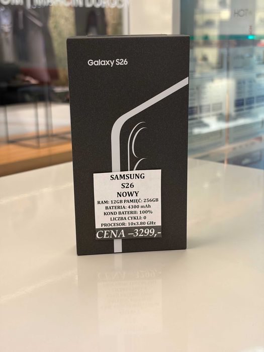 Samsung S26 12/256GB NOWY Topcase Vivo *Raty 0%