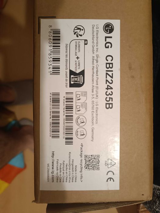 Placa de indução LG CBIZ2435B - NOVA