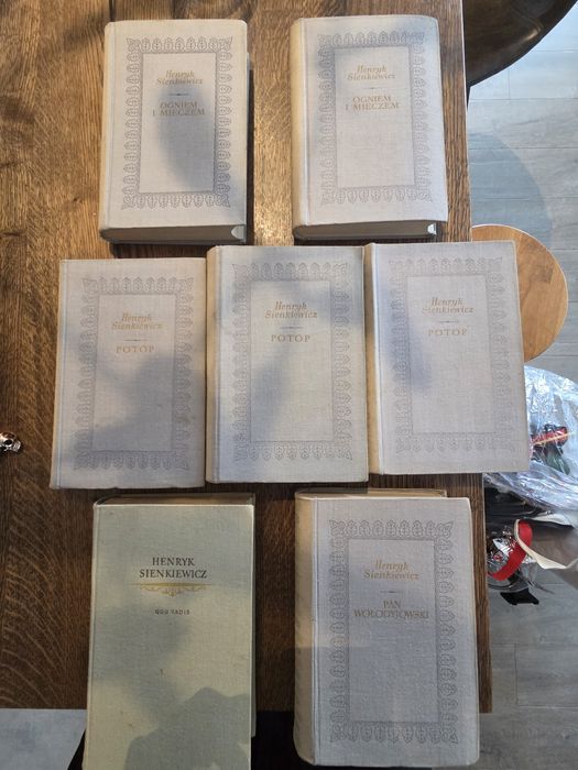 Henryk sienkiewicz: Potop, Quo Vadis,Ogniem i Mieczem, Pan Wołodyjowsi