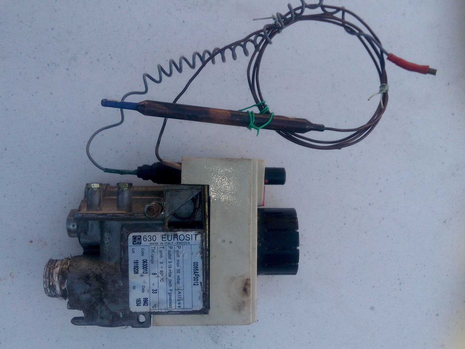 Газова автоматика Євросит 630 Італія, для конвектора, пічного опалення