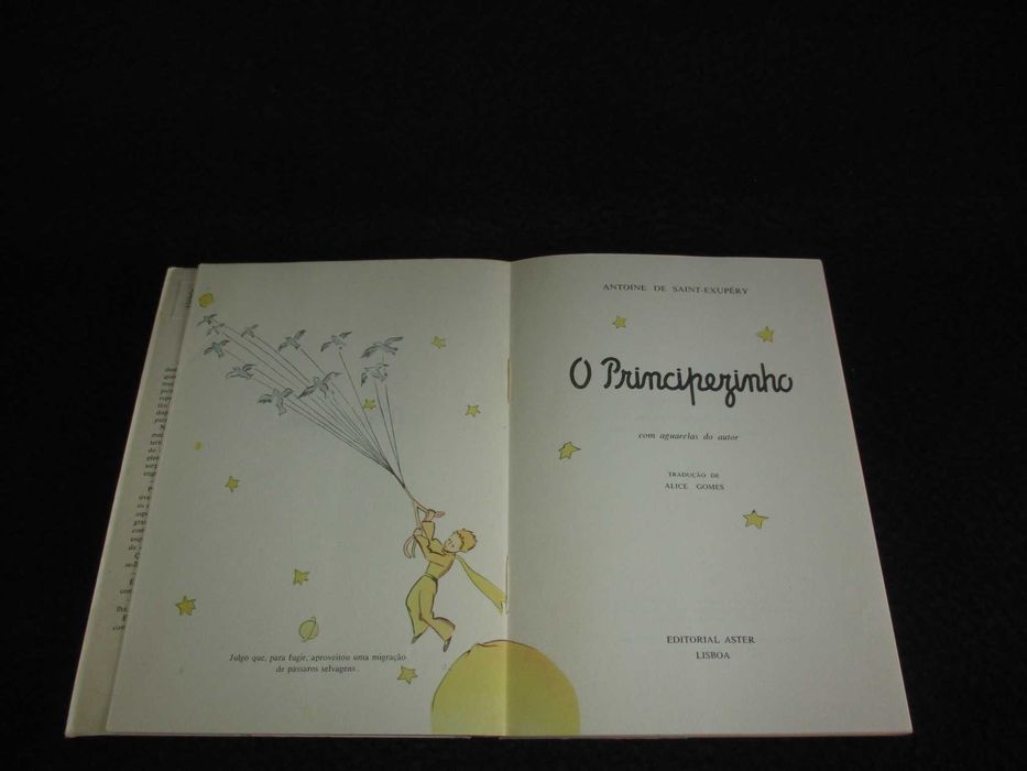 Livro O Principezinho Antoine de Saint-Exupéry 1ª edição 1959
