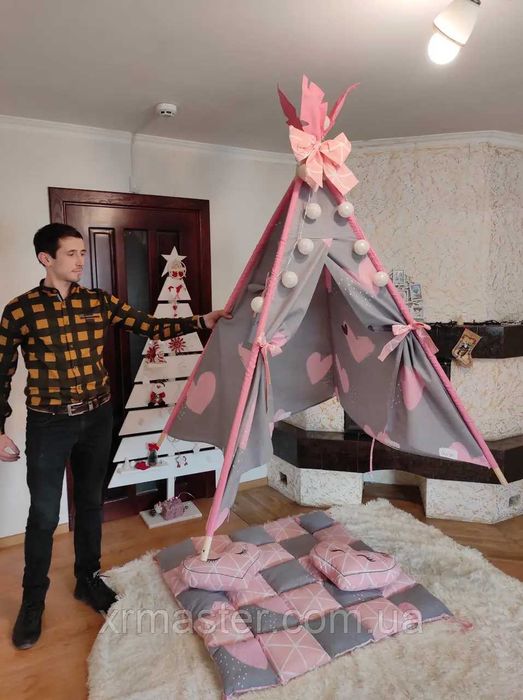 Вігвам намет для хлопчика Космічні мандри БОН БОН. Повний комплект