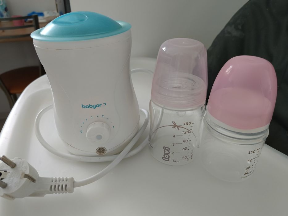 Podgrzewacz do butelek/sterylizator plus 2 butelki