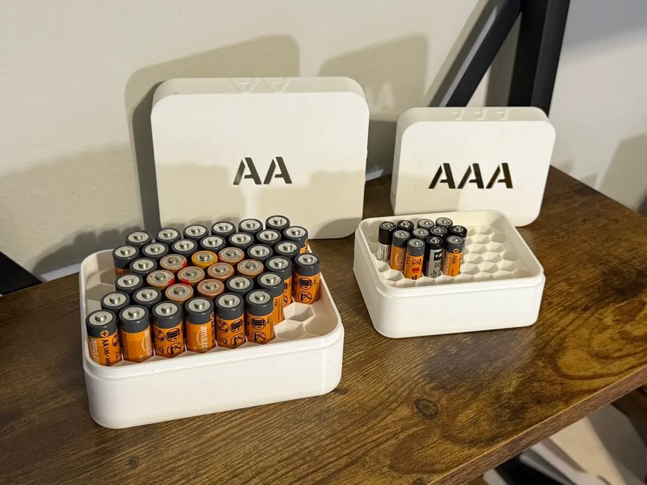 Honeycomb Style AA / AAA Battery Organizer64585880826883120