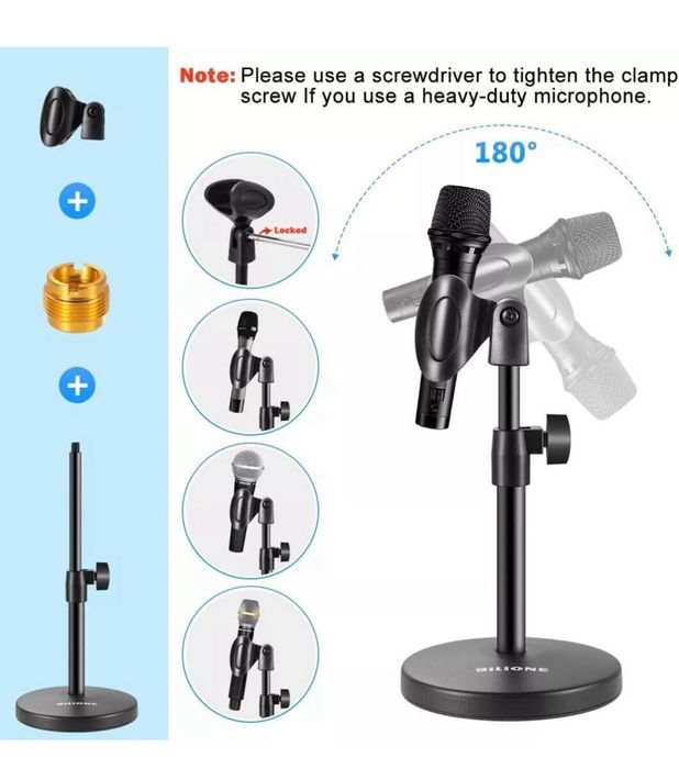 Настільна стійка для телефону,мікрофону