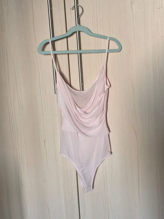 Рожеве боді Zara з сіточки