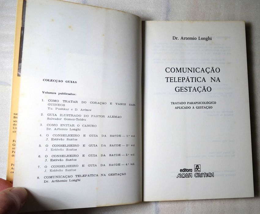 Livro Comunicação Telepática na Gestação