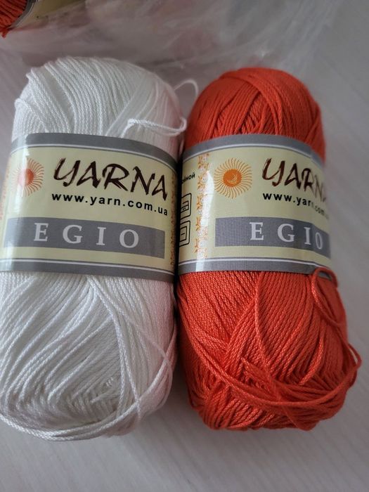 Пряжа 100% бавовна