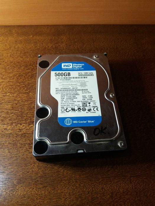Жесткий Диск 500Gb