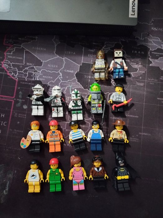 Ludziki LEGO star wars city Johnny thunder Batman minifigures