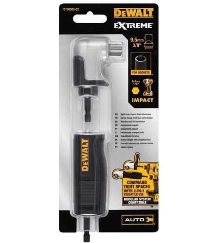 Adapter kątowy HEX na 3/8" do zakrętarek