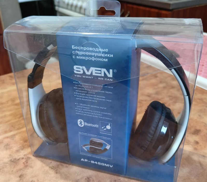 Безпровідні навушники SVEN AP-B450MV