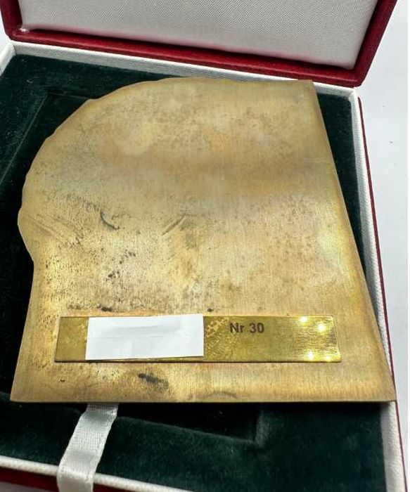 Bardzo rzadki medal plakieta Członek honorowy AZS Kraków, numerowany