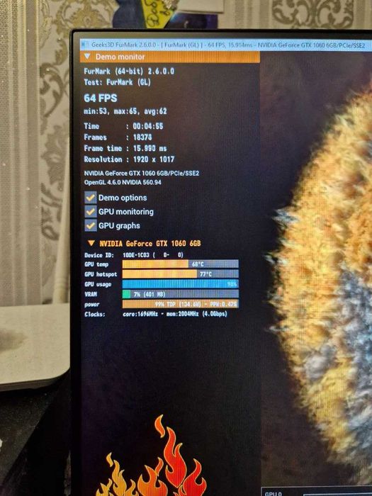 Видеокарта gtx 1060 6 GB