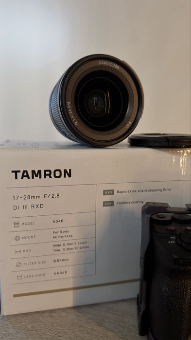 Sony A7IV e lentes Sony FE 24 F1.4GM + lente Tamron 17-28mm F2.8 + falcon cage