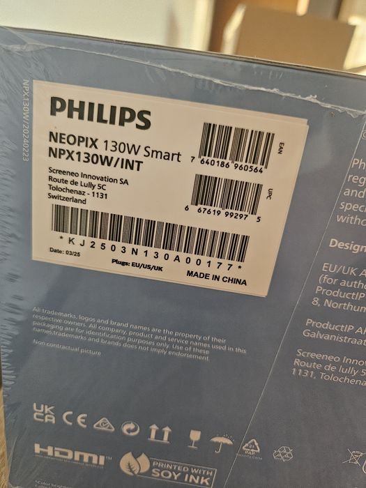 Projektor PHILIPS NeoPix 130W Smart NPX130/INT
