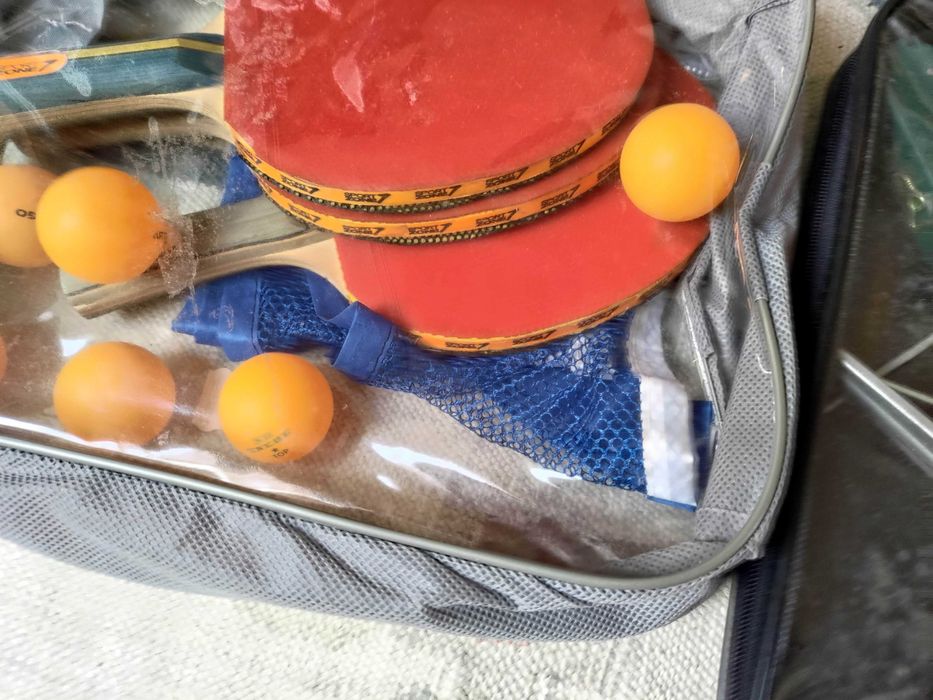 Set de Ténis de Mesa / Ping Pong - Raquetes, Bolas, Rede e Suporte